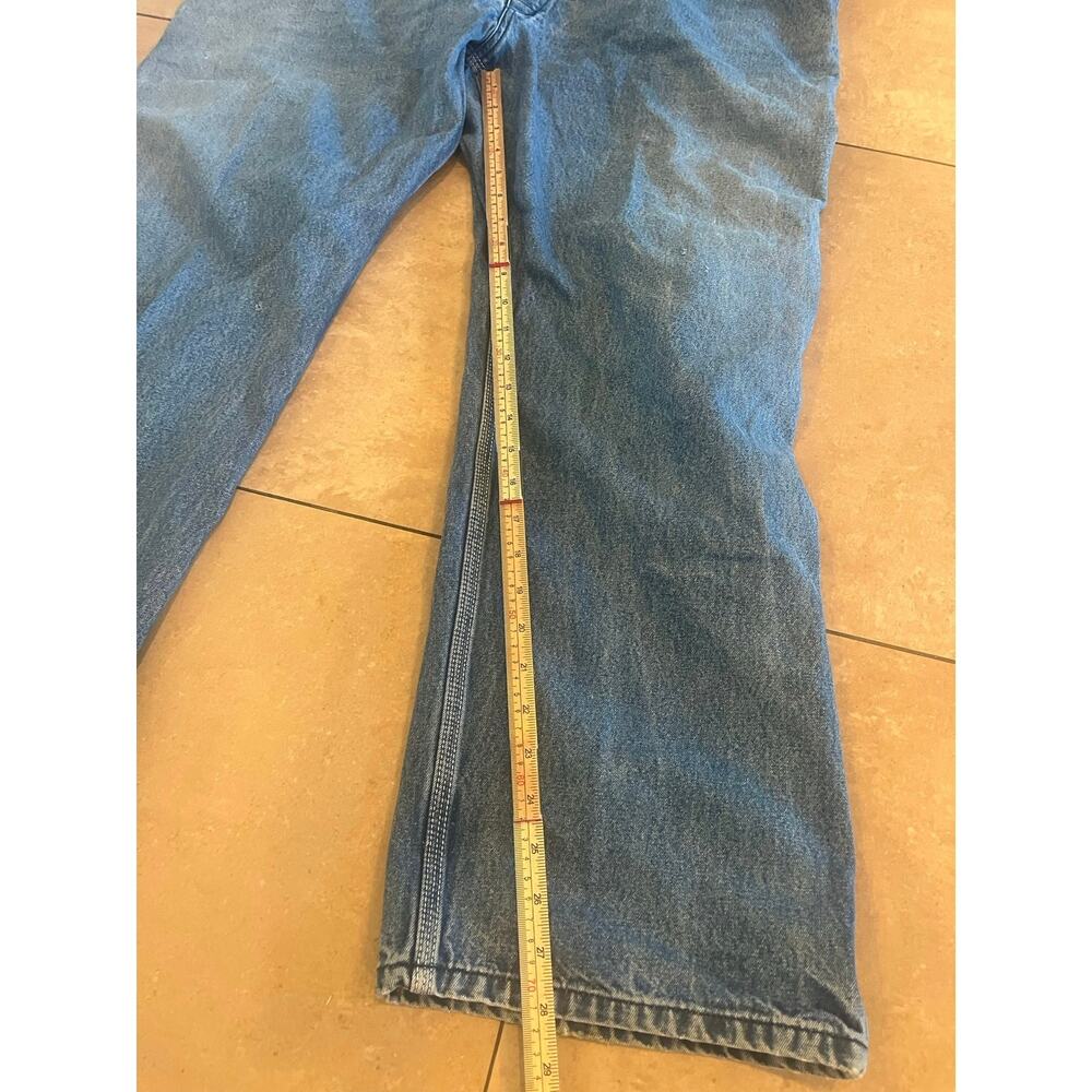 Round House Blue Jean Overalls Men 46x30 USA Western Chore Barn Cowboy Work - Picture 6 of 10
